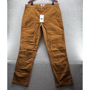 BEST MADE CO. MENS TAN 5 Pocket Utility Pants Size 40 X 34 (A25 )